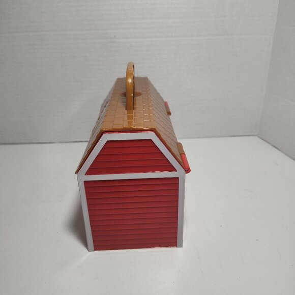 Mattel Uno Moo Animal Farm Learning Game Barn w/Haystacks & All Animal Pieces - Picture 2 of 5